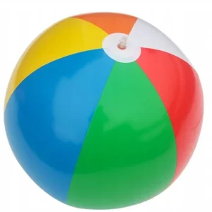 PIŁKA PLAŻOWA DMUCHANA 40CM KOLOROWA