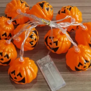 Świecąca girlanda (łańcuch) halloween lampki dynia