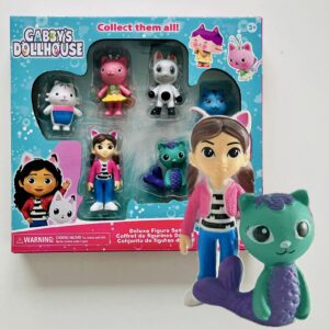 KOCI DOMEK ZESTAW 6 FIGUREK KOTKI Z BAJKI FIGURKA GABBY’S DOLLHOUSE