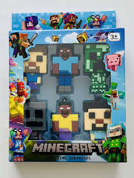 Minecraft – Gumowe Figurki Kolekcjonerskie 6 szt