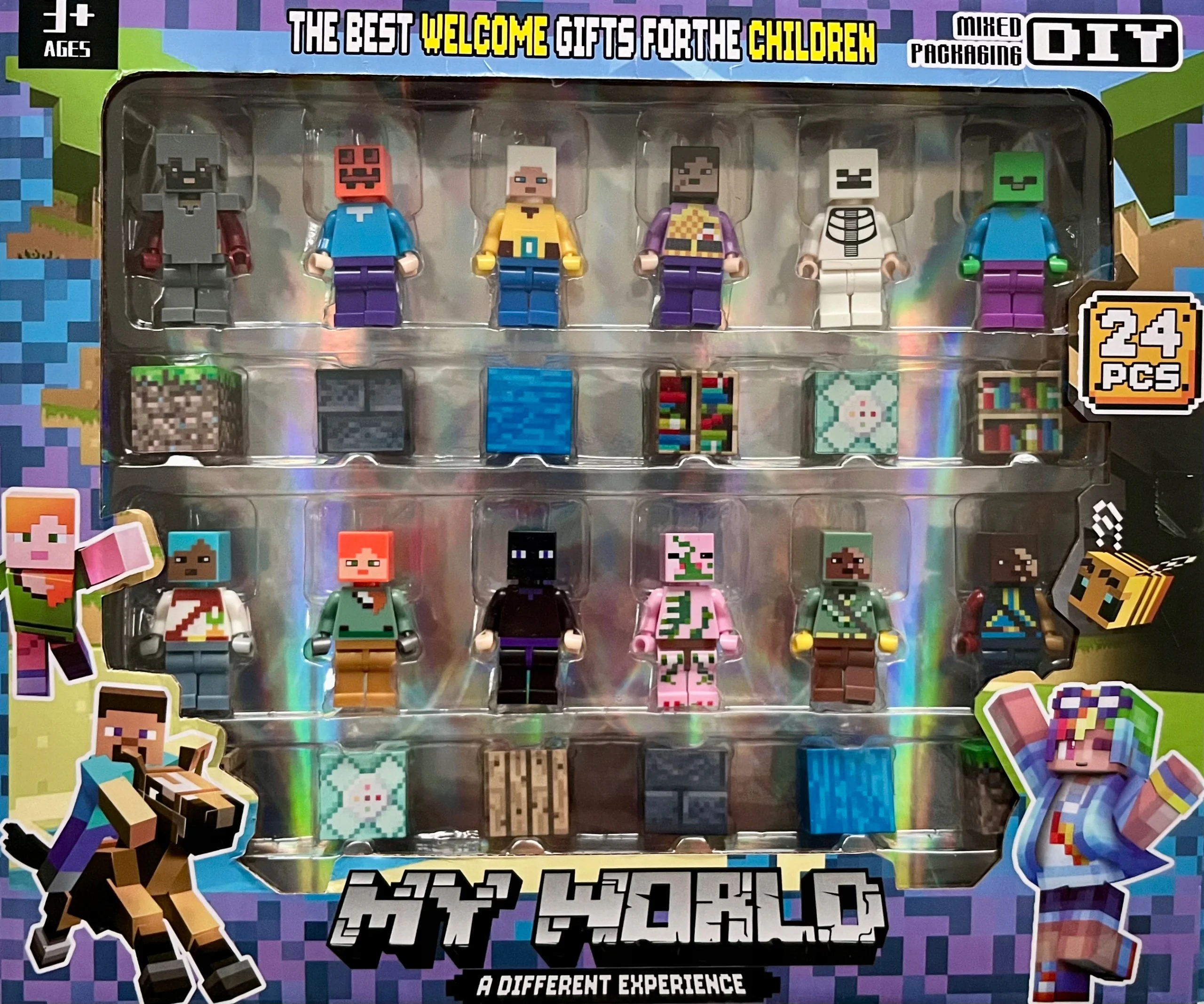 Figurki MINECRAFT 24SZT prezent dla chłopaka