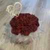 Elegancki Flower Box z Czerwonymi Różami Dla Kobiet Bukiet Prezent Glamour - obrazek 5