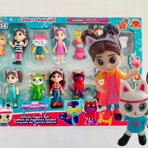 KOCI DOMEK ZESTAW 14 FIGUREK KOTKI Z BAJKI FIGURKA GABBY’S DOLLHOUSE