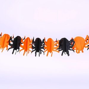GIRLANDA DEKORACYJNA NA HALLOWEEN DYNIA/PAJĄK/NIETOPERZ PAPIEROWA 3 METRY